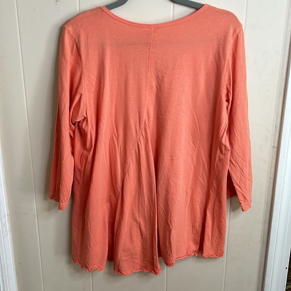 CMC by Color Me Cotton 3/4 Sleeve Top - Picture 3 of 6